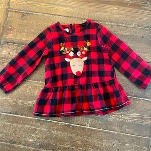 Mud Pie Holiday Reindeer Shirt